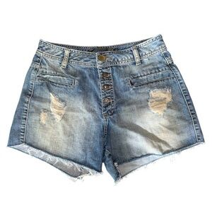 ▶️ Morena Rosa ◀️ Brazilian Button Fly Denim Short. 28,